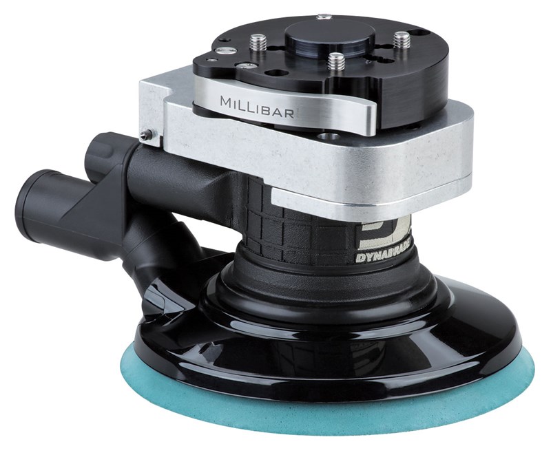 6"(150mm) Dia. 중앙 진공 로봇 다이나비탈 슈프림 랜덤 오비탈 샌더, 0.28마력, 12,000RPM